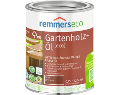 Produktbild von Remmers Teak-Öl [eco] 0,75 l, Holzpflegeöl