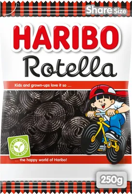 Produktbild von HARIBO Rotella 12 x 250 Gramm