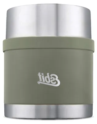 Produktbild von Thermobehälter Sculptor für Essen - Warmhaltebehälter 500 ml in Stone Grey - aus Edelstahl für warme und kalte Speisen