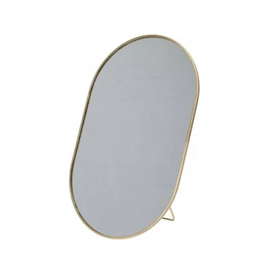 Productafbeelding van Spiegel CAROLL, badspiegel, goud, 16x25 cm, HOMLA