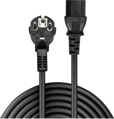 Obrázok produktu pre Lindy Stromkabel - CEE 7/7 (M) gewinkelt bis IEC 60320 C13