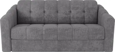 Produktbild von Schlafsofa mit Matratze 3-Sitzer - Strukturstoff - Grau - Liegefläche 140 cm - Matratze 14 cm - DARIELO