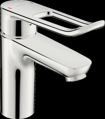 Immagine prodotto di HANSA HANSAclinca Mitigeur de lavabo, saillie 114 mm, sans tirette, levier 167 mm, chromé, 45022186, 45022186
