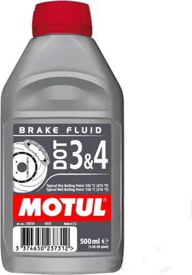 Zdjęcie produktu dla Plyn hamulcowy Motul DOT 3+4 - plyn hamulcowy - 0,5 litra