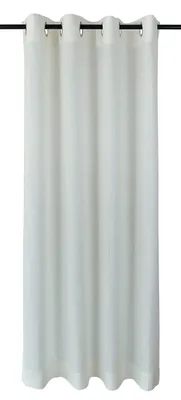 Produktbild von Ösenschal Metis 100% Leinen Blickdicht Creme 140x175 cm Vorhang Gardine