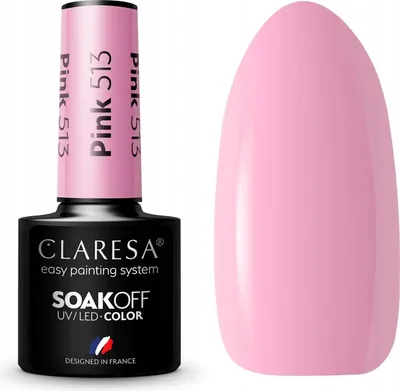 Obrázok produktu pre CLARESA Hybridný lak PINK 513 -5g