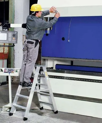 Produktbild von ZARGES Seventec B - LM-Stufen-Stehleiter 2 x 8 Stufen 40358