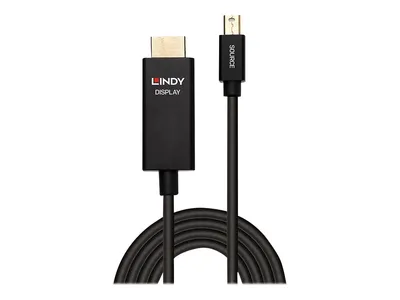 Obrázok produktu pre Adaptérový kábel Lindy - Mini DisplayPort samec na HDMI samec