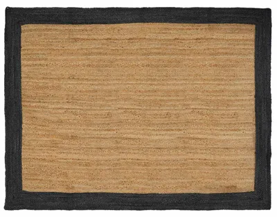 Immagine prodotto di vidaXL Tappeto da salotto Grigio scuro 200 x 290 cm Juta
