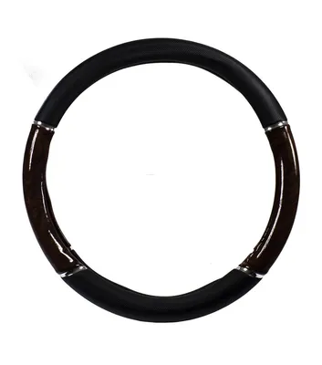 Produktbild von Carlinea 163538 Lenkradbezug Ø37-38cm Schwarz Braun Lenkradhülle