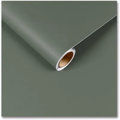 Zdjęcie produktu dla Folia dekoracyjna samoprzylepna Unyqoos® w kolorze oliwkowym, 30 x 200 cm (0,6 m²) – wzmocniony winyl, matowa powierzchnia, ochrona mebli i powierzchni