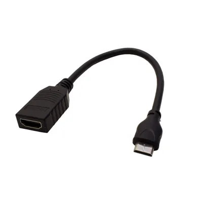 Obrázek produktu pro ROLINE 11.04.5586, 0,15 m, HDMI Typ A (standardní), HDMI Type C (Mini), 1920 x 1080 px, Černá