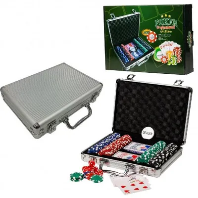 Zdjęcie produktu dla Clown Games 0603014, Zestaw do gry w pokera, 2 płyt(y), Aluminium, Aluminium, Chiny, 330 mm