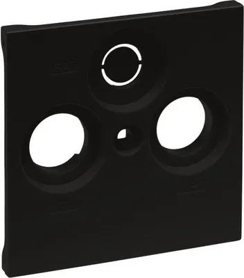 Image de Legrand SEANO Couvercle TV-R-SAT 765356 p.autres marques Finition couleur:Noir 10 (765356)