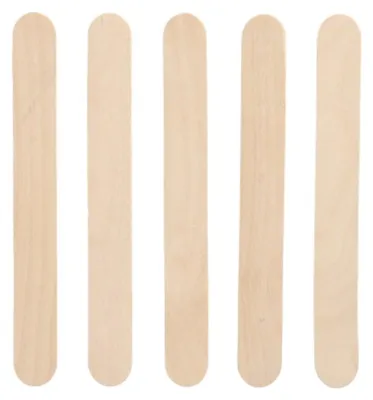Productafbeelding van 100 papieren rietjes voor drank, hout, 15 cm x 1,8 cm, model "Caipirinha", artikelnummer 16716