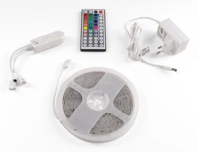 Zdjęcie produktu dla Avide ALSB5050RGBTUYA44-5M, Taśma led uniwersalna, Nastrój, Uniwersalne, IP65, Wielo, LED