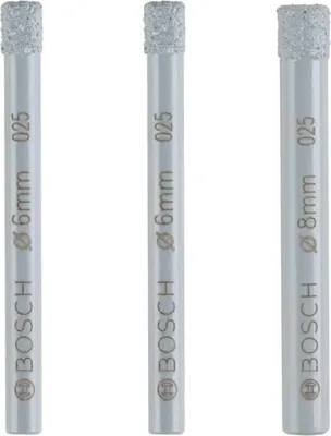 Image de Bosch 2607019881 - Jeu de forets diamantés - argentés