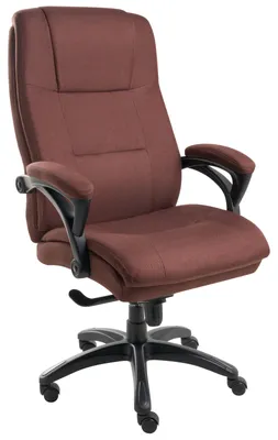 Produktbild von BELIANI Chefsessel Braun Leinen Stoff Gepolstert Höhenverstellung Drehbar Neigungsfunktion Ergonomische Form Bürostuhl Bürosessel