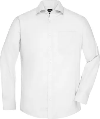 Produktbild von Men's Shirt Longsleeve Micro-Twill white, Gr. XL