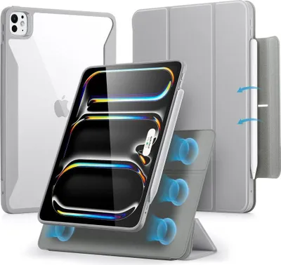 Obrázek produktu pro ESR Rebound Hybrid Case 360| Apple iPad Pro 11" 2024| grau/transparent|