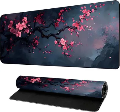 Productafbeelding van Gaming muismat 300 x 800 mm, zwart, voor bureau