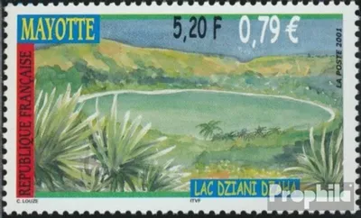 Produktbild von Briefmarken Mayotte 2001 Mi 108 (kompl.Ausg.) postfrisch Kratersee