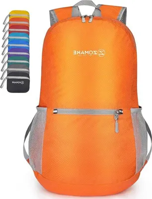 Produktbild von Famanu Faltbare Rucksack 20L - Leichtgewicht - Wasserdicht - Kleine Rucksack für Damen und Herren - Wandern Reisen Camping - Notfallrucksack