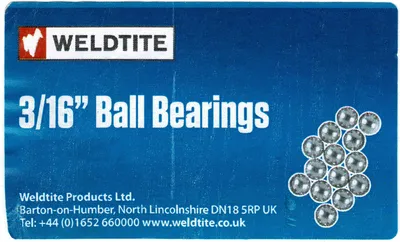 Produktbild von Weldtite Carbon - Stahl - Kugeln 3/16 Zoll (4,76mm) - 10 Stück