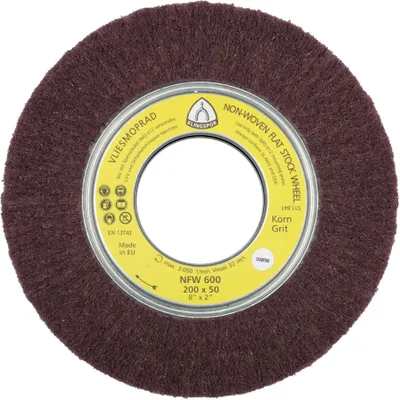 Zdjęcie produktu dla NFW 600 Tarcze z włókniny, 200 x 50 x 68,2 mm, gruboziarnisty korund, 258901