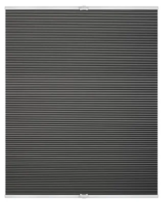 Produktbild von Lichtblick Thermo-Plissee Klemmfix ohne Bohren, Verdunkelung, verspannt Grau 60 cm x 210 cm (B x L)