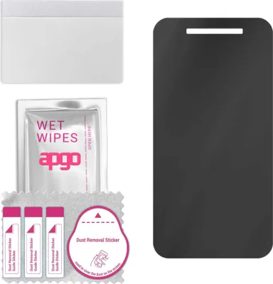 Produktbild von apgo Hybrid Privacy Schutzglas, Matt, kompatibel mit Ulefone Armor X12 Pro, Anti-Spy, toller Ersatz für Hartglas, kratzfester Displayschutzglas, Displayschutz, Full Glue