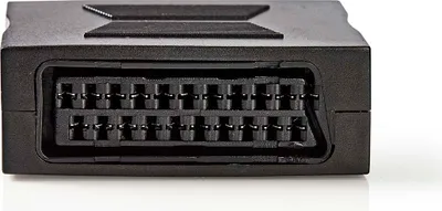 Zdjęcie produktu dla Nedis CVGB31950BK, SCART (21-pin), SCART (21-pin), Żeńska, Żeńska, Prosty, Prosty