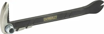 A DeWALT crowbar is shown against a white background.