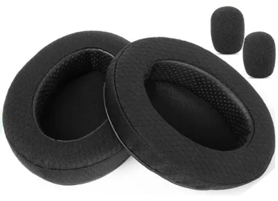 Image de Coussinets de rechange pour casque gaming, en tissu mesh et en mousse à mémoire de forme