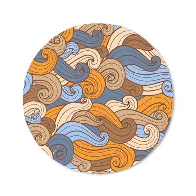 Produktbild von MuchoWow® Mauspad Mousepad Vintage - Japanisch - Muster 20x20 cm - Mousepads - Maus Mat - Pad - Mausunterlage - Schreibtischmatte