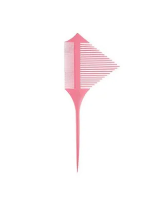 Produktbild von Professioneller Strähnchen- Stielkamm, multifunktional in rosa