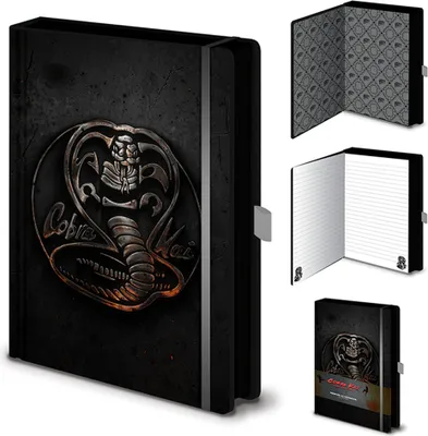 Produktbild von Pyramid Cobra Kai Notizbuch Mit Premium-metallabzeichen    One Size