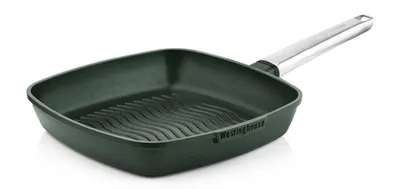 Produktbild von Westinghouse 28 cm Grillpfanne, alle Herdarten, Backofenfest, Cool-Touch, grün