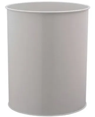 Produktbild von DURABLE Papierkorb METALL, rund, 15 Liter, grau