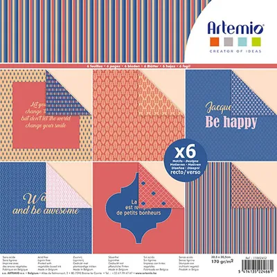 Produktbild von Artemio Block mit 6 Blättern, 30 x 30 cm