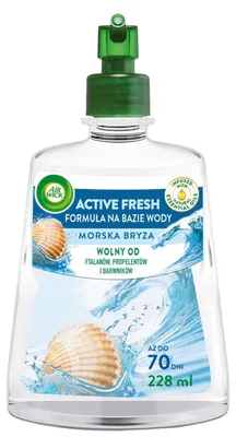 Zdjęcie produktu dla Air Wick, Active Fresh, odświeżacz powietrza,  wkład, 228 ml,  morska bryza