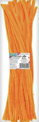 Produktbild von Dekorative orange Drähte 0,6x30 cm 50 Stück Titanum
