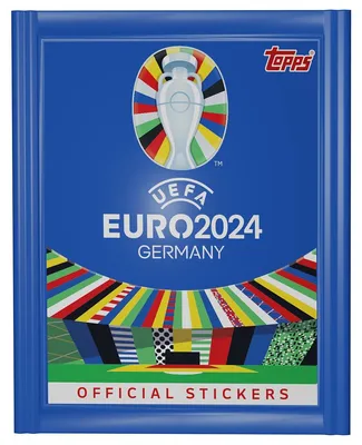 Image de UEFA EURO 2024 Germany Topps STICKERS – 20 packets – 120 stickers