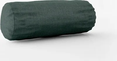 Produktbild von Kissenhülle Verscors Struktur dunkelgrün div Größen von SCHÖNER LEBEN. Größe 15x40cm (ØxB) Nackenrolle 15x40cm (ØxB) Nackenrolle Größe