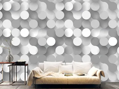 Produktbild von Vlies Fototapete 350x256 cm Tapeten Wandtapete XXL Kreise Abstrakt f-A-0352-a-b