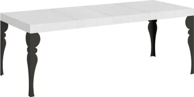Immagine prodotto di Tavolo allungabile 200/304x90 cm Paxon Premium bianco frassino gambe antracite