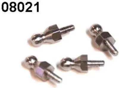 Produktbild von Amewi 08021 Kugelkopfschrauben für Dämpfer, 4 Stück