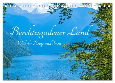 Zdjęcie produktu dla Berchtesgadener Land – świat gór i jezior (kalendarz biurkowy 2027, format DIN A5, układ poziomy), kalendarz miesięczny CALVENDO