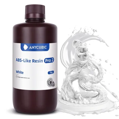3D-Drucker Harz ABS-Like Pro 2, Weiß, 1 kg, 405 nm