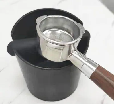 Image de Théière en acier inoxydable pour espresso et thé avec couvercle amovible - 12,5 cm
